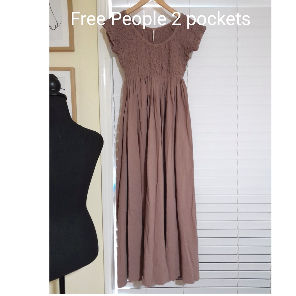 Free People maxi dress size small
